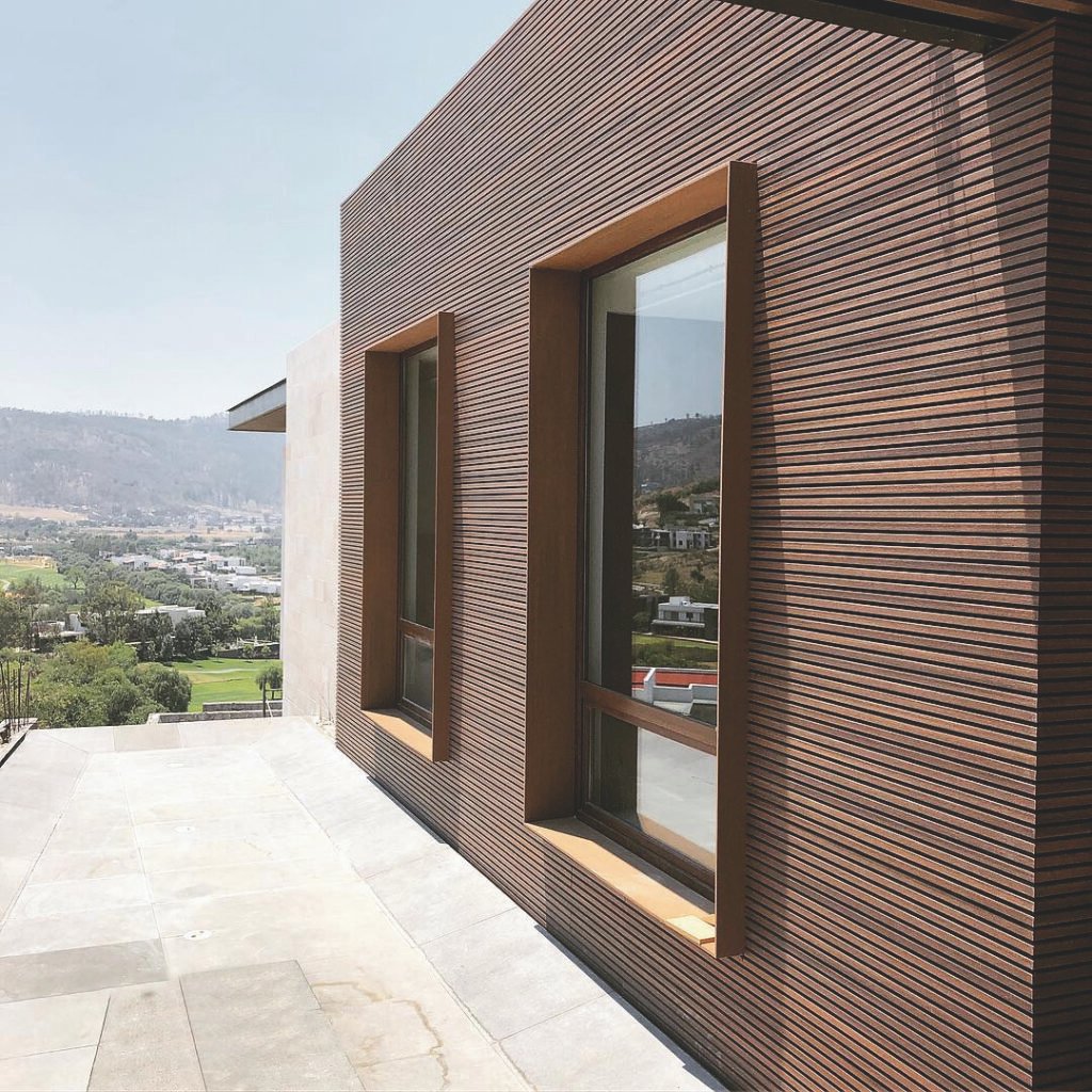 fachada de madera tecnologica Lignoskin